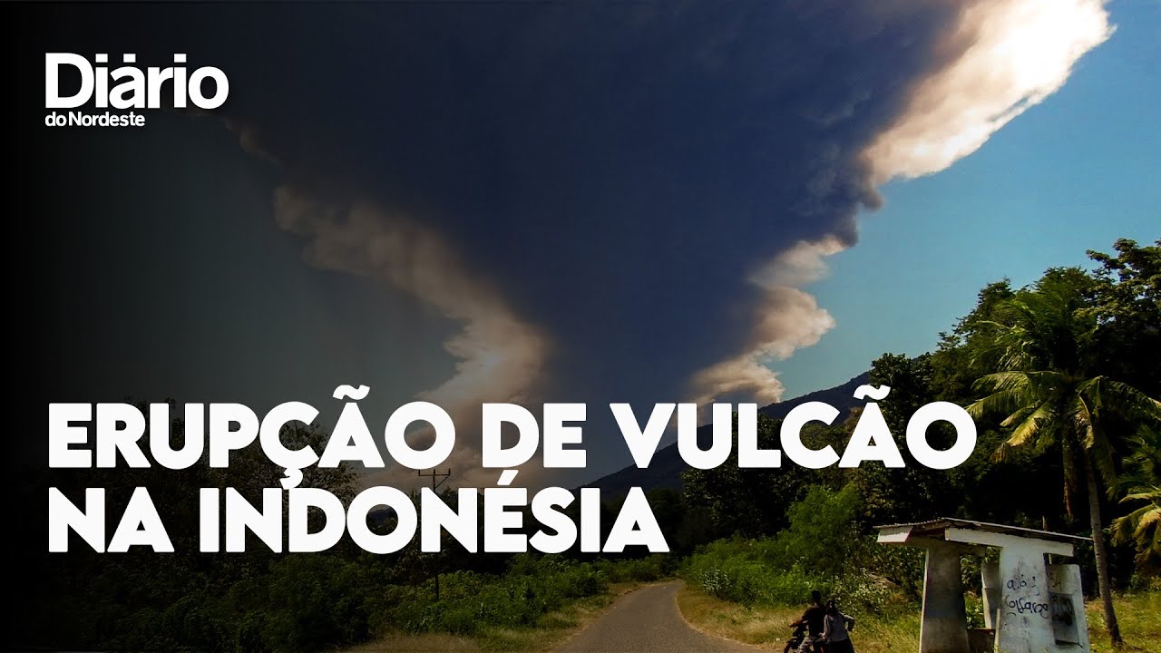 Imagem da notícia Erupção de vulcão na Indonésia lança nuvem de fumaça de 18 quilômetros no céu; veja vídeo