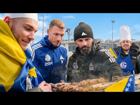 We grilled cevapi for Edin Džeko 🇧🇦⚽
