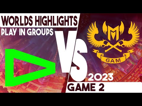 LLL vs GAM Highlights Game 2 | Worlds 2023 | LOUD vs GAM Esports