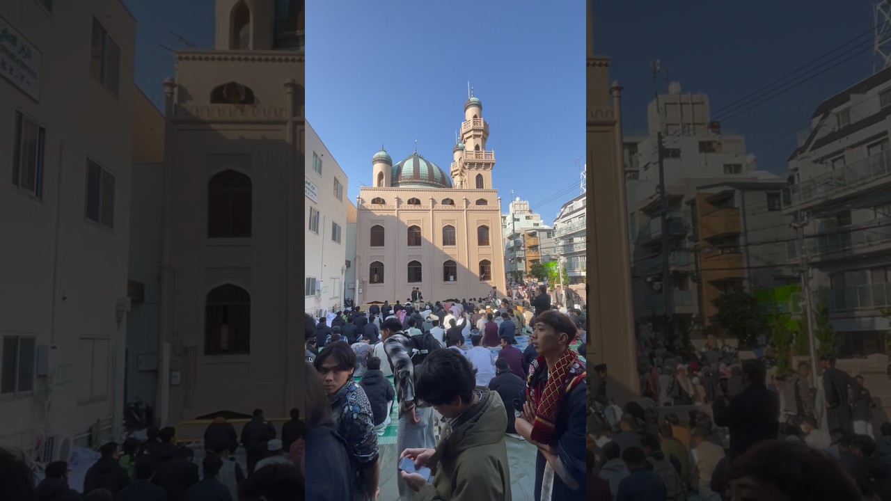 Suasana shalat ied fitri di Japan 2026.03.21 #idulfitri