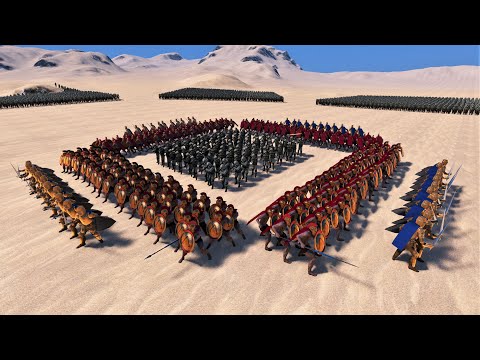 Golden Knights, Spartans And Modern Soldiers Stuck And Surrounded By Zombie Horde - UEBS