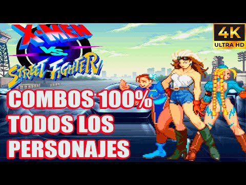 X-Men vs SF Death Combos all Characters (Arcade 2025)