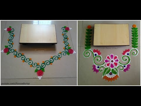 easy rangoli design for ganesh chathurthi by poonam borkar