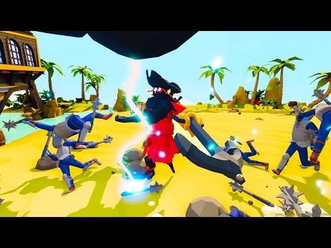 BLACKBEARD & TEMPEST LICH VS ALL UNITS - TOTALLY ACCURATE BATTLE SIMULATOR TABS GAMEPLAY
