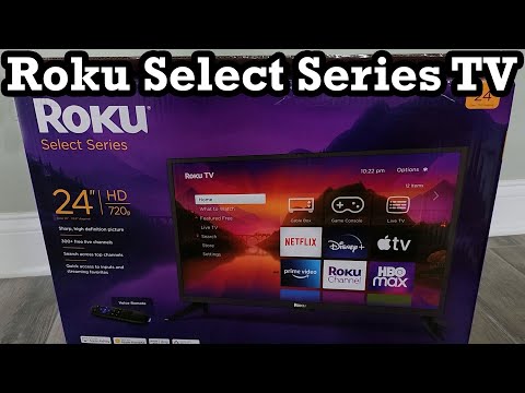 Roku Smart TV 2026 24" Select Series, 720p HD Roku TV with Voice Remote Flat Screen LED TV with Wi-Fi for Streaming Live Local News, Sports, & Movies – 24R2E5 (Renewed) video review thumbnail