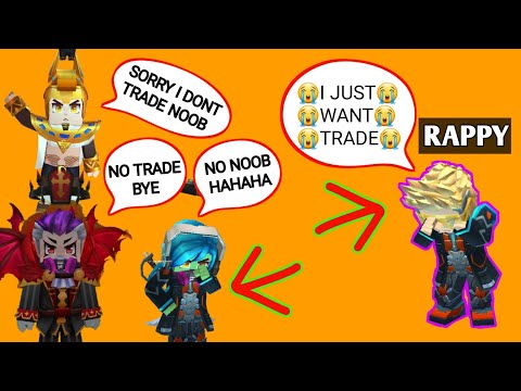 All Rich is IGNORING My Request Trade! i Just Want Trade And i Dont scam😢 in Skyblock Blockman Go