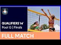 Full Match | 2023 CEV Beach Volleyball Nations Cup | Qualifiers W | Pool G Finals