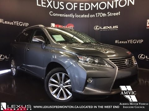 Lexus Certified Pre Owned 2015 Grey RX 350 AWD Touring In Depth Review | Lac La Biche Alberta