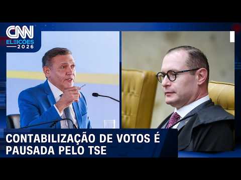 Contabilização de votos é pausada pelo TSE após decisão de Zanin | CNN ELEIÇÕES