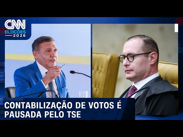 Contabilização de votos é pausada pelo TSE após decisão de Zanin | CNN ELEIÇÕES