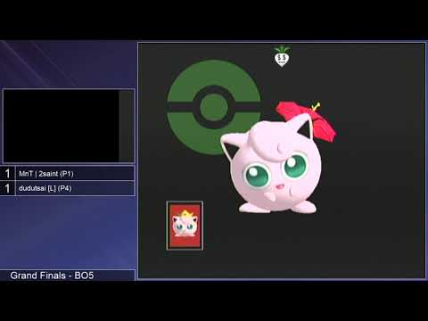 SG 19.2 SSBM - MnT | 2saint (Crown Jigglypuff) vs. dudutsai [L] (Red Jigglypuff) - Melee GF