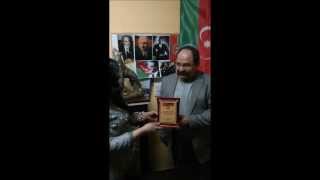 preview picture of video 'Güney Azerbeycan İstiklal Partisi (GAİP) tarafından Başkanımız İbrahim ÖZMEN'e verilen plaket'