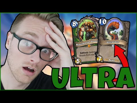 ULTRASAUR is ULTRA-POWERFUL! (Beastmaster Leoroxx Big Hunter) | Ashes of Outland | Wild Hearthstone