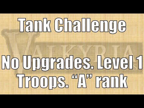 [Valkyria Chronicles] How to Clear Tank Challenge using Level 1 Troops - "A" Rank