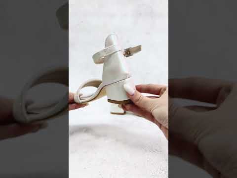 Туфли для девочки на лепучке нарядные на каблуке Размеры 26-30 - фото 1 - id-p2905904112