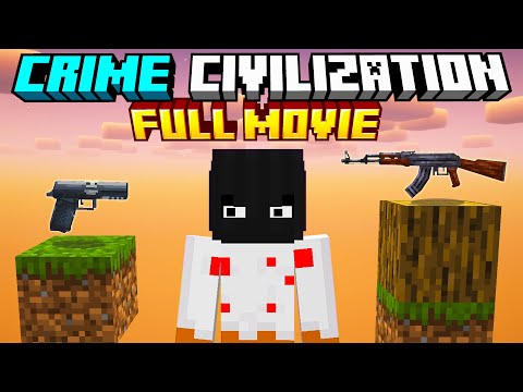 Minecraft But I Destroy CRIME CIVILIZATION [FULL MOVIE]