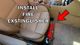 How to install Fire Extinguisher in your car! Drift Prep!