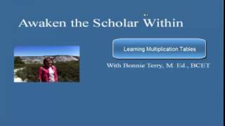 Fast Easy Way to Learn Multiplication Facts, Math Help, dyscalculia, ADHD, Dyslexia, Number Sense