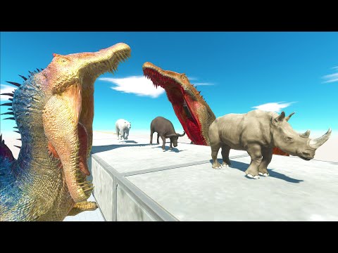 Run Away Spino Wide Mouth - Animal Revolt Battle Simulator