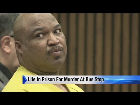 Life in prison for murder at bus stop