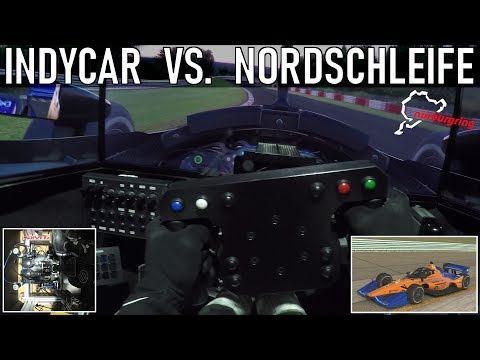 IndyCar 2020 Aeroscreen Onboard at Nordschleife | iRacing [Triple Screen]