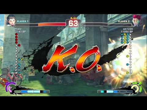 Uryo [Sakura] vs sm1220 [Viper] SSF4 Japanese Online Ranked Matches - TRUE-HD