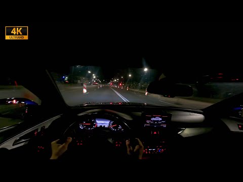 2011-2017 Audi A6 C7 - ASMR POV Night Drive (4K)