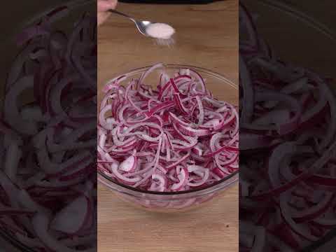 Marinated Onions And Blue Cheese