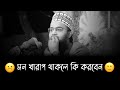 মন খারাপ থাকলে কি করবেন Sayed Mokarram Bari Waz Status Islamic