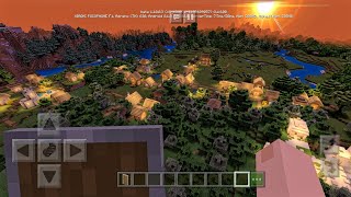 СИД НА 4 НОВЫЕ ДЕРЕВНИ ОКОЛО СПАВНА в Minecraft PE 1.10.0.3!