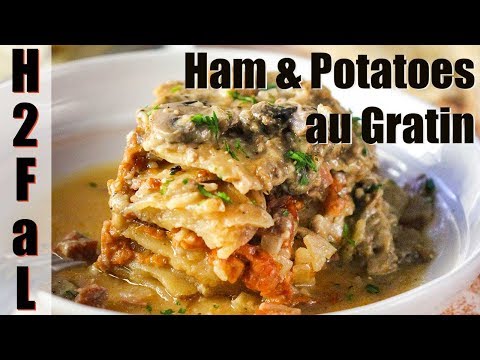 Slow-Cooker | HAM & POTATOES AU GRATIN | How To Feed a...