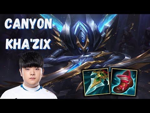 DWG CANYON IS DOMINATING WITH KHA'ZIX - DWG CANYON PLAYS KHA'ZIX VS GEN CLID VOLIBEAR - PATCH 11.7