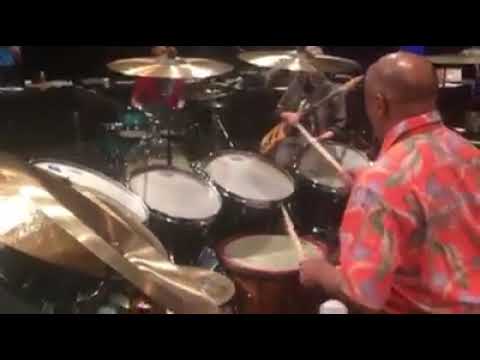 Blues groove tutorial by Billy Cobham at his Art of the Rhythm Section retreat in Mesa, AZ