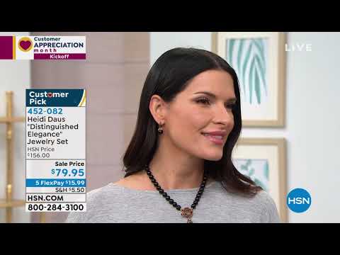 Heidi Daus "Distinguished Elegance" Jewelry Set