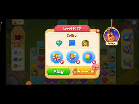 Matchington Mansion Level 1023 - My No Booster Level / iOS/ Android