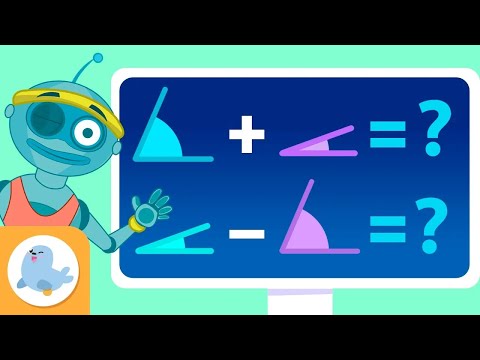 ADIÇÃO E SUBTRAÇÃO DE ÂNGULOS 📐➕➖ Matemática para crianças  👧👦  RECOPILAÇÃO