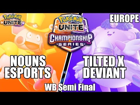 Nouns Esports vs Tilted x Deviant - PUCS EU March WB Semi - Pokemon Unite Tournament