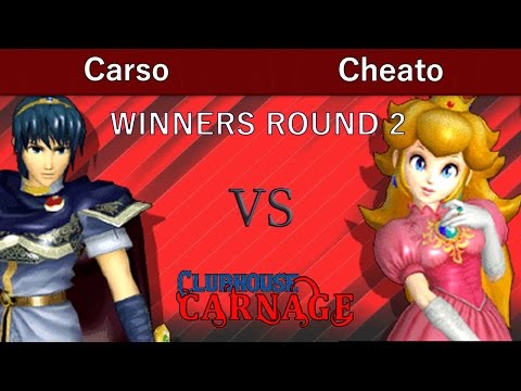 Clubhouse Carnage Melee  WINNERS ROUND 2 - Carso (Marth) vs Cheato (Peach)