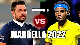 Stan Wawrinka vs Elias Ymer MARBELLA 2022 Highlights