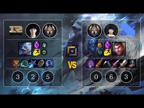 RNG Langx Volibear vs DRX Doran Jayce Top - KR Patch 10.12