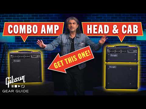 Guitar Amp comparison—Combo amplifier vs head and cab
