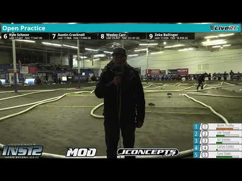 Seeding - JConcepts INS12 Winter Indoor Nationals - SDRC Raceway - MOD Live Media