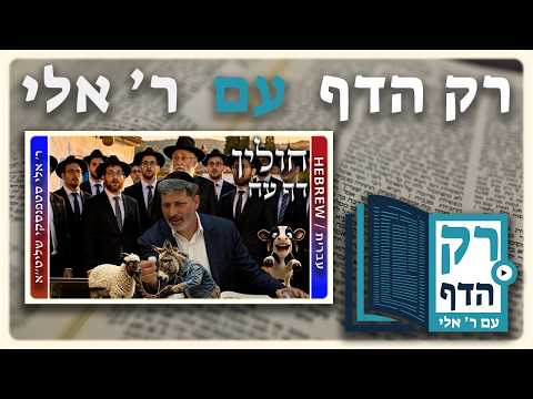 חזרה - חולין דף עח | "רק הדף" עם ר' אלי סטפנסקי
