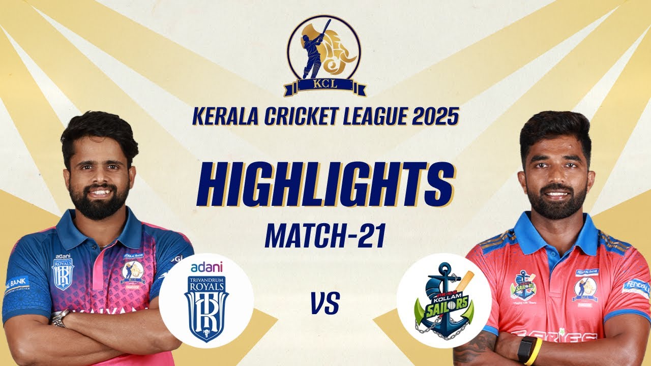 Adani Trivandrum Royals VS Aries Kollam Sailors
