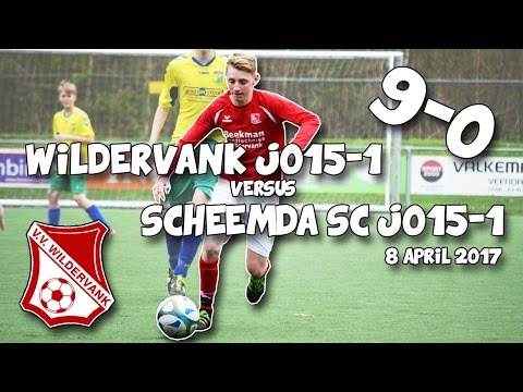 3 GOALS! WILDERVANK JO15-1 - Scheemda SC JO15-1 | UITSLAG 9-0! | SONY FDR-AXP33