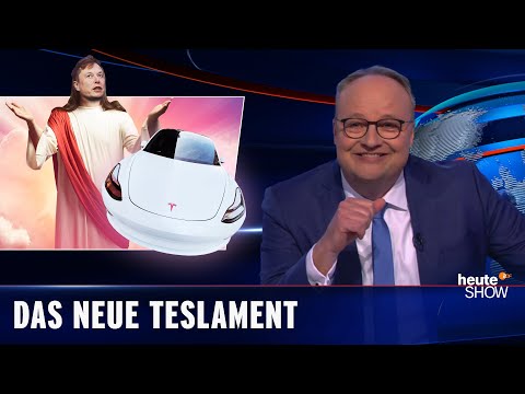 Tesla: Elon Musk baut die größte Batteriefabrik der Welt in Brandenburg | heute-show vom 07.05.2021