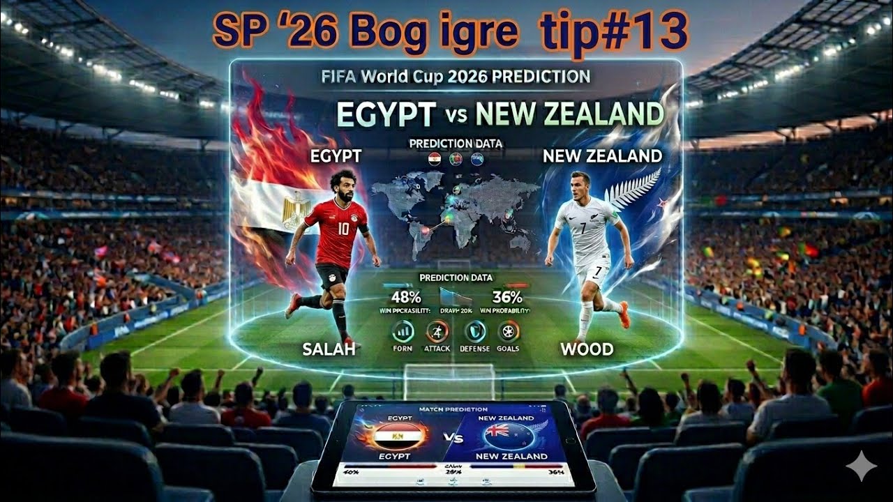 World Cup 26⚽Egipat vs Novi Zeland tip#13