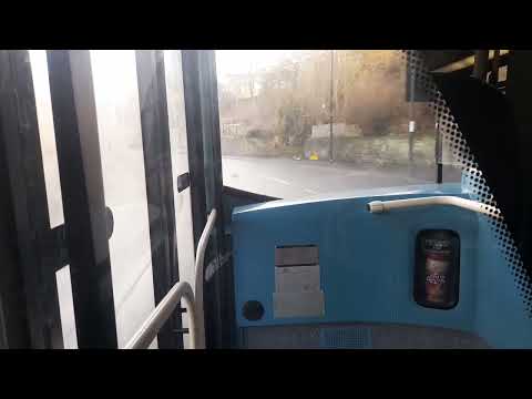 *front seat view* Arriva Northumbria 7556 SN15LLG ADL E400 trident 2 X7 Blyth