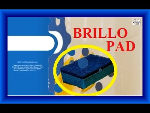 HOW TO USE BRILLO ESTRACELL NO SCRATCH SPONGE  |  BRILLO CLEANING PAD REVIEW