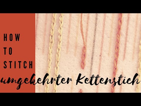 How to: umgekehrter Kettenstich